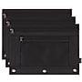 Staples Polyester Zipper Pencil Pouch, Black, 30/Pack (24220)~#|#~7505B37E-5C1C-4F64-834FD31D66C534D6_sc7