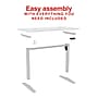 Staples 48"W Electric Rectangular Adjustable Standing Desk, White (ST63148)~#|#~750C2080-795E-4BDF-93F54D433A7A3CD1_sc7