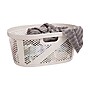 Mind Reader 10.57-Gallon Laundry Basket with Handles, Plastic, Ivory, 2/Set (2HHAMP40-IVO)~#|#~752092C2-FE06-48C9-8AF3FED07AF18A62_sc7