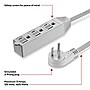 Staples TECH 8' Extension Cord, 3-Outlet, 16 AWG, Gray (ST22131-CC)~#|#~7530AB48-6ECA-4C88-90272D1106B465BD_sc7
