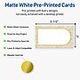 Avery Rectangle Business Cards, Matte White, 80/Pack (19479371050)~#|#~75337ECF-02B7-4416-B0904CF1C0E23837_sc7