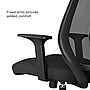 Staples Essentials Ergonomic Fabric Swivel Task Chair, Black (UN56947)~#|#~75487F40-CA4B-41B3-9050FEC0A8CD645D_sc7