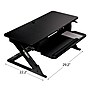 3M Precision Standing Desk 35"W Manual Adjustable Desk Riser with Gel Wrist Rest and Precise Mouse Pad, Black (SD60B)~#|#~7557BECA-67D1-40BA-8474C50DE6CEF436_sc7