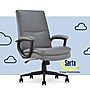 Serta Comfort Modern Ergonomic Bonded Leather Swivel Executive Chair, Gray (CHR10132C)~#|#~756F56CB-070C-4A1D-8FCF09A9CA306E4C_sc7