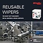 WypAll PowerClean X80 Nylon Cleaning Wipers, 12" x 12.5", White, 50 Wipers/Box, 4/Carton (41026)~#|#~758470E8-C0FB-4A3B-BA633EC483DB4E5B_sc7