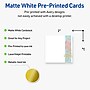 Avery Floral Design Matte Blank Card, White, 120/Pack (S00-EVJ)~#|#~758D08F7-C9AA-444B-A0DDDA6C60E51BEC_sc7