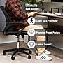 Mind Reader Memory Foam Ergonomic Lower Back Cushion Office Chair Support, Black (VERTBACK-BLK)~#|#~758D2A9E-5AA2-446A-B002E24107CCB802_sc7