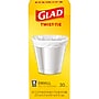 Glad Small 4 Gallon Twist-Tie Kitchen Trash Bag, White, 30 Total Bags (78817)~#|#~7598F873-58DA-4098-8A5A554D20DA8266_sc7