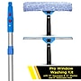Gritt Commercial Pro Telescoping 14" Window Cleaning Squeegee Kit, Blue/Silver, 3 Piece/Kit ( GRI137-6F-14)~#|#~759B74FC-AEBC-4ACC-9E04CE6CE4EA735B_sc7
