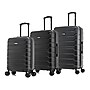 InUSA Trend 3-Piece Hardside Spinner Luggage Set, Black (IUTRESML-BLK)~#|#~75A00C82-85ED-439F-B521FF4388F00DC8_sc7