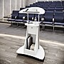 Techni Mobili 22"W Manual Adjustable Standing Laptop Cart, White (RTA-B005-WHT)~#|#~75A5170F-4AA1-4431-B2AB0AB50973F1F1_sc7