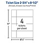 Avery Integrated Cards, 2-3/4" x 8-1/2", Glossy White, 200/Box (95332)~#|#~75A77FAE-42C4-4D01-9B8B9F9BADD0D4C5_sc7