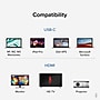 Plugable 6' USB 3.1 Type-C to HDMI 2.0 Audio/Video Monitor Cable, Male to Male, Black (USBC-HDMI-CABLE)~#|#~75A7E9A2-9469-46E3-AC0B4E87E993FCD6_sc7