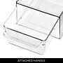 iDESIGN Small Stackable Plastic Storage Bin, Clear, 4/Pack (28397M4)~#|#~75B8FA49-7867-4ECF-8F86C4A0C9A26813_sc7