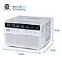 Black & Decker Energy Star 115-Volt 8,000 BTU Window Air Conditioner with Remote, White (BD08NWES)~#|#~75BE7453-45A5-42C7-82B12F752750ADE3_sc7
