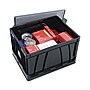 Universal Collapsible Crate, 17 1/4 X 14 1/4 X 10 1/2, Black/gray, 2/pack~#|#~75DC20A5-6846-4654-9DF14BAAFAAC6E27_sc7