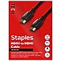 Staples TECH 4 ft. HDMI to HDMI Audio/Video Cable, Male to Male, Black, 2/Pack (ST62478)~#|#~75E8A47C-F87D-457E-8E4C0B6E1BFE8672_sc7