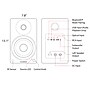 Fluance Ai61 2-Way 2.0 Stereo Bluetooth Bookshelf Speakers with 6.5" Drivers, 120W Amp for Turntable, Bamboo Veneer (AI61W)~#|#~75EAD9C4-96FB-4C8B-8028DD882E92E9CC_sc7