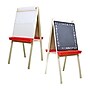 Flipside Child's Dry-Erase/Chalkboard Easel, 44", Wood/White/Black/Red, Assorted Materials (17315)~#|#~75FC99AE-FED9-4419-B0C9F903DAE00CD6_sc7