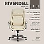 Elle Decor Rivendell AIR Lumbar Ergonomic Faux Leather Swivel Executive Chair, Cream (60124-CRM)~#|#~7600F835-28E1-446E-9ADB23CC0448866C_sc7