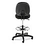 Alera® Interval Series Swivel Task Stool, 100% Acrylic With Tone-On-Tone Pattern, Black~#|#~7602BC63-1AD3-42D2-8A8A125555B4FF7F_sc7