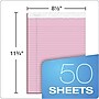 TOPS Prism+ Notepads, 8.5" x 11.75", Wide, Pink, 50 Sheets/Pad, 12 Pads/Pack (63150)~#|#~76145D9B-AEA4-41C3-B4F700D37CD1542A_sc7