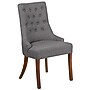 Flash Furniture HERCULES Paddington Series Fabric Tufted Accent Chair, Armless, Gray (QYA08GY)~#|#~761D6A5C-BEF6-452B-AB5C2675A79BD923_sc7