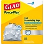 Glad ForceFlex Tall 13 Gallon Drawstring Kitchen Trash Bag, Grey, 100 Total Bags (70427)~#|#~762EC162-4A6D-4A23-BB01E4D36AA802C4_sc7