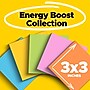 Post-it Super Sticky Notes, 3" x 3", Energy Boost Collection, 90 Sheet/Pad, 5 Pads/Pack (654-5SSUC)~#|#~763A3A81-4C86-44BE-A4F6B03E6E15D0F5_sc7