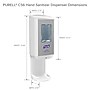 PURELL CS6 Automatic Wall Mounted Hand Sanitizer Dispenser, White (6520-01)~#|#~76484A1E-BDD7-429C-80643A7E8F0F0EF0_sc7