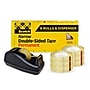 Scotch Permanent Double Sided Tape With Dispenser, 0.5" x 25 yds., Clear, 6/Pack (MMM6656PKC40)~#|#~7655EF79-F1C3-4F3F-A1DF9160BFD44728_sc7