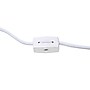 Simple Designs Touch of Chevron 17.25" LED Table Lamp, White (LT2122-WHT)~#|#~766AB4CE-92BB-40C0-8CCD52B7366C2AE9_sc7