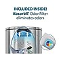 HLS Commercial Stainless Steel Trash Can with Hinged Lid, 13.2-Gallon, Silver (HLSS13DFR)~#|#~7687D7BE-A600-4C13-85E8718B1A751235_sc7
