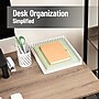 Mind Reader Metal Accessory Tray, White (TRAYSL-WHT)~#|#~76A1E42F-563D-49EC-B6704A1997D0AC62_sc7