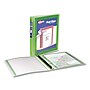 Avery Flexi-View Binder with Round Rings, 3 Rings, 1" Capacity, 11 x 8.5, Green~#|#~76A36A43-0F40-4777-AB69DF095B14B9C6_sc7