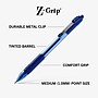 Zebra Z-Grip Retractable Ballpoint Pen, Medium Point, 1.0mm, Blue Ink, 96/Pack (22296)~#|#~76B34550-530B-4BC6-8C7361A55B38C33A_sc7