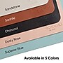 Smead Medium Vegan Leather Anti-Slip Desk Pad, 31.5" x 15.7", Charcoal (64833)~#|#~76B75DFC-2D5E-4A81-8D5D739DB1ECFF37_sc7