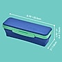 Lockermate By Bostitch Latch Pencil Pouch, Assorted Colors, 2/Pack (23122-PKNV-2PK)~#|#~76C38798-4AA3-4F7E-A439B9DB5EF51B3A_sc7