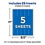 Avery Binder Spine Insert, 1.5" Spine Width, White, 25 Inserts/Sheet, 5 Sheets/Pack (89105)~#|#~76D2C038-4FFF-4789-AA5A404E375BBA60_sc7