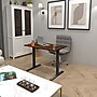 Mount-It! 40"W Electric Rectangular Adjustable Standing Desk, Hazelnut/Black (MI-8036)~#|#~76DF52C9-D644-4291-B953FCE924F248D8_sc7