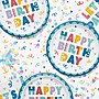 Creative Converting Party Patterns Happy Birthday Plates, Multicolored, 32/Pack (DTC365080DPLT)~#|#~76E039A9-9497-439E-8CB35DA1C7D2C824_sc7