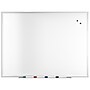 TRU RED™ Magnetic Steel Dry Erase Board, Satin Frame, 4' x 3' (TR61175)~#|#~76EA35C1-CD79-421D-885ACCFC2105D28E_sc7