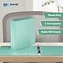 Davis Group Standard View 2" 3-Ring Binders, Mint, 6/Pack (7413-14-06)~#|#~76F554D7-F1D4-4EF6-B6B5C43AFCDA8C34_sc7