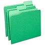 Staples File Folders, 1/3-Cut Tab, Letter Size, Green, 100/Box (ST224543-CC)~#|#~76FAB52C-160F-41E9-AB952880D6196967_sc7
