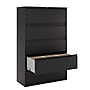 Staples HL8000 Heavy Duty 5 File Drawers Lateral File Cabinet, Black, Letter/Legal, 42"W (21748D)~#|#~770846B4-4F64-4695-8155EE6AB7AA548D_sc7
