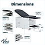 Viva Comfort Exam Table, 500 lbs. Capacity, Black (ADI996-09-S2-BLK-MK)~#|#~770EA4F4-391C-42A6-A31B89A345BB4AFF_sc7