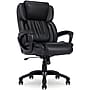 Serta Garret Ergonomic Bonded Leather Swivel Executive Chair, Space Black (43520E)~#|#~7715B8BB-C5F5-423A-952871DB83C694D3_sc7