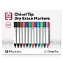 TRU RED™ Tank Dry Erase Markers, Chisel Tip, Assorted, 12/Pack (TR54567/TR61441)~#|#~772D3543-E2BA-4F6C-93A2FDF4EFD405CB_sc7