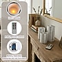 Lavish Home Flameless LED Candles, Silver, 3/Set (80-FC1003)~#|#~77395B6F-CDEA-40E6-8BE97400C889A509_sc7