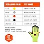 Ergodyne ProFlex 7041 Hi-Vis Nitrile-Coated Cut-Resistant Gloves, ANSI A4, Wet Grip, Lime, XXL, 144 Pairs (17826)~#|#~773D48A7-385A-40B1-9D3222064F03E8CC_sc7